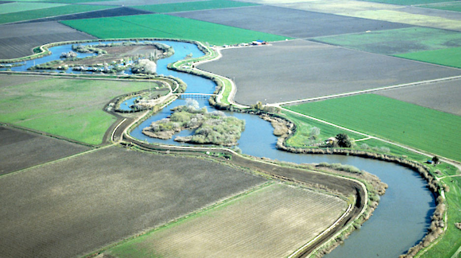 What is Delta Conveyance? - aerial waterway photo