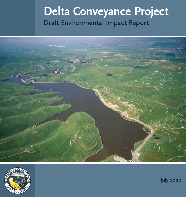 Image of DWR Draft EIR Cover Page