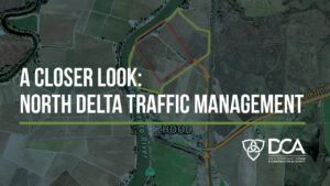 thumbnail of title slide for "A Closer Look: N. Delta Traffic Management"