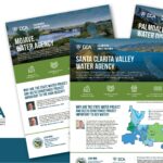 compiled image of the first page of Mojave Water Agency, Santa Clarita Valley Water Agency, and Palmdale Water District Fact Sheets