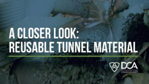 thumbnail of title slide for "A Closer Look: Reusable Tunnel Material"